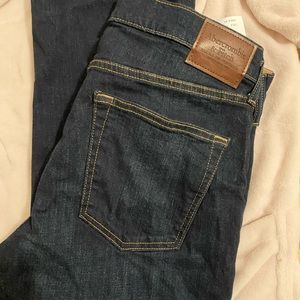abercrombie & fitch kennan straight jeans - brand new